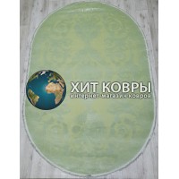 Турецкий ковер Ritim 36282 Зеленый овал